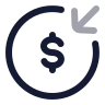 Money Receive Circle icon preview