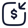 Money Receive Square icon preview