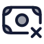 Moneyremove icon with duotone rounded style