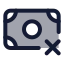 Moneyremove icon with duotone standard style
