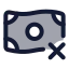 Moneyremove icon with duotone standard style