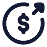 Money Send Circle icon preview