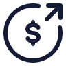 Money Send Circle icon preview