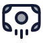 Moneysendflow icon with duotone rounded style