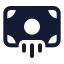 Moneysendflow icon with solid standard style