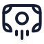 Moneysendflow icon with stroke rounded style