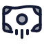 Moneysendflow icon with duotone rounded style