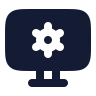 Monitor Cog icon preview