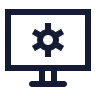 Monitor Cog icon preview