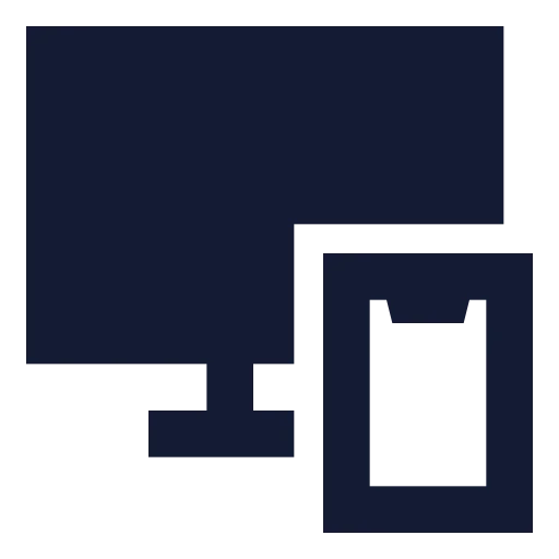 Monitor Smartphone Icon in Solid Sharp style