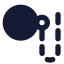 Monocle icon with solid standard style