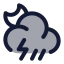 Moonangledrainzap icon with duotone standard style