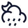 Moon Cloud Angled Rain icon preview