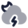 Moon Cloud Angled Zap icon preview