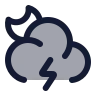 Moon Cloud Angled Zap icon preview