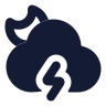 Moon Cloud Angled Zap icon preview