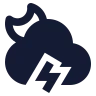 Moon Cloud Angled Zap icon preview