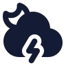 Moon Cloud Angled Zap icon preview