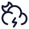 Moon Cloud Angled Zap icon preview
