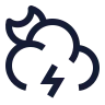 Moon Cloud Angled Zap icon preview