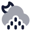 Mooncloudlittlerain icon with bulk rounded style
