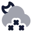 Mooncloudlittlesnow icon with bulk rounded style
