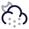Moon Cloud Snow icon preview