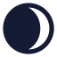 Mooneclipse icon with solid sharp style