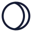 Mooneclipse icon with stroke standard style