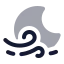 Moonfastwind icon with bulk rounded style