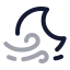 Moonfastwind icon with twotone rounded style