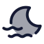 Moonslowwind icon with duotone standard style