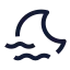 Moonslowwind icon with stroke sharp style