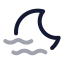 Moonslowwind icon with twotone rounded style