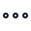 Morehorizontalcircle icon with stroke sharp style