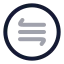 Moreorlesscircle icon with twotone rounded style
