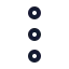 Moreverticalcircle icon with stroke sharp style