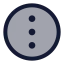 Moreverticalcircle icon with duotone rounded style