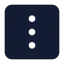 Moreverticalsquare icon with solid standard style