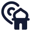Mosquelocation icon with solid standard style