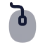 Mouse icon with bulk rounded style