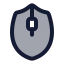 Mouse icon with duotone rounded style