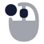 Mouseleftclick icon with bulk rounded style
