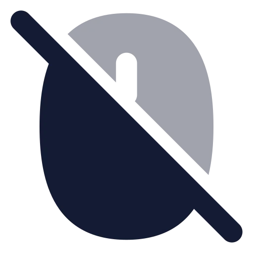 Mouse Off Icon in Bulk Rounded style
