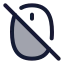 Mouseoff icon with duotone rounded style