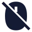 Mouseoff icon with solid sharp style