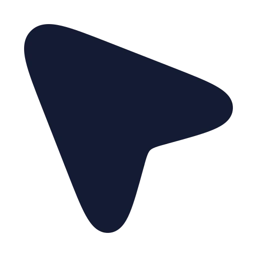 Mouse Pointer 01 Icon in Solid Rounded style