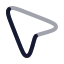 Mousepointer icon with twotone rounded style