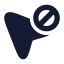 Mousepointerban icon with solid rounded style