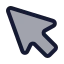 Mousepointer icon with duotone standard style
